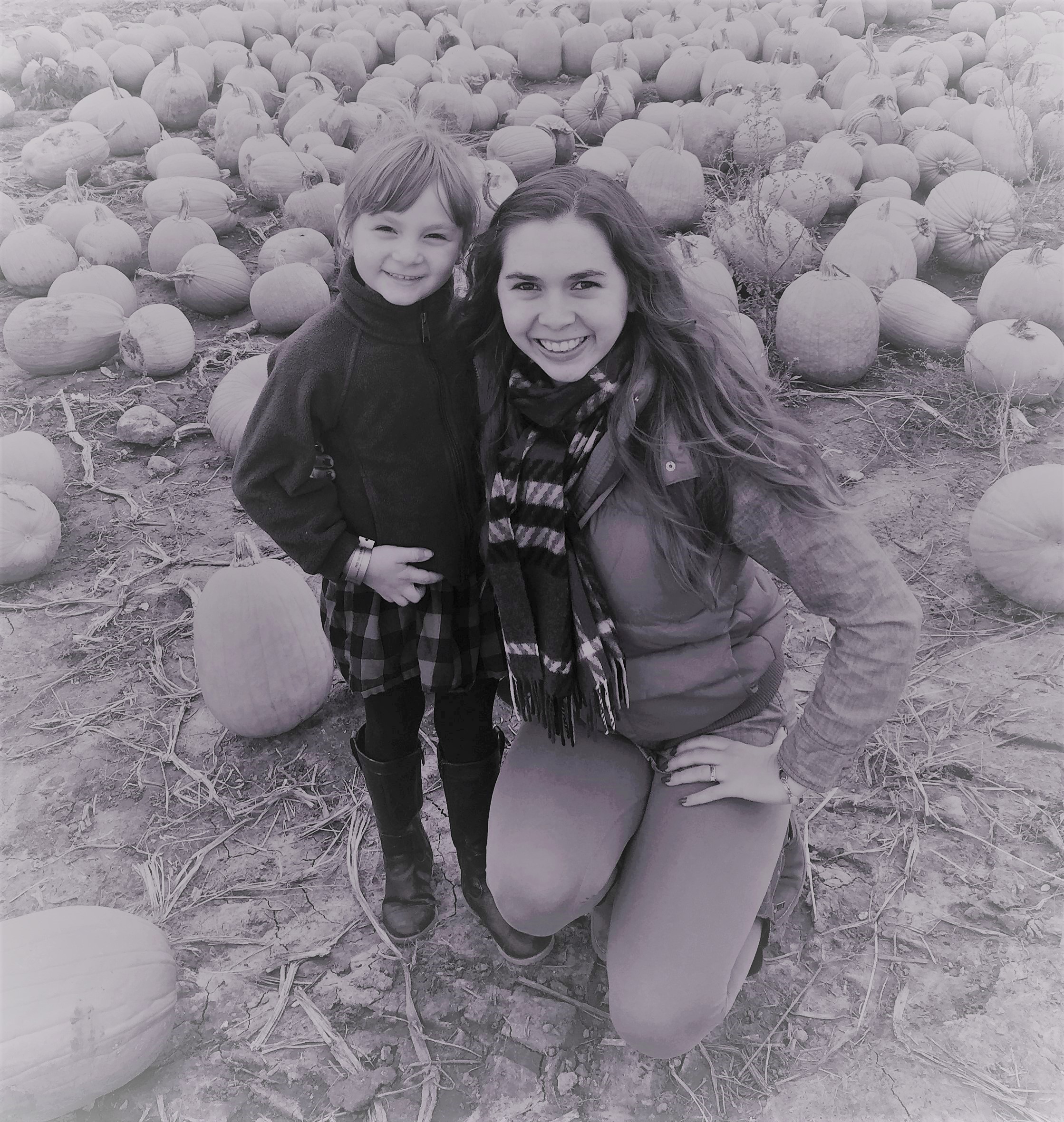 Emma (age 5) and I at Basse's Farm October 2016